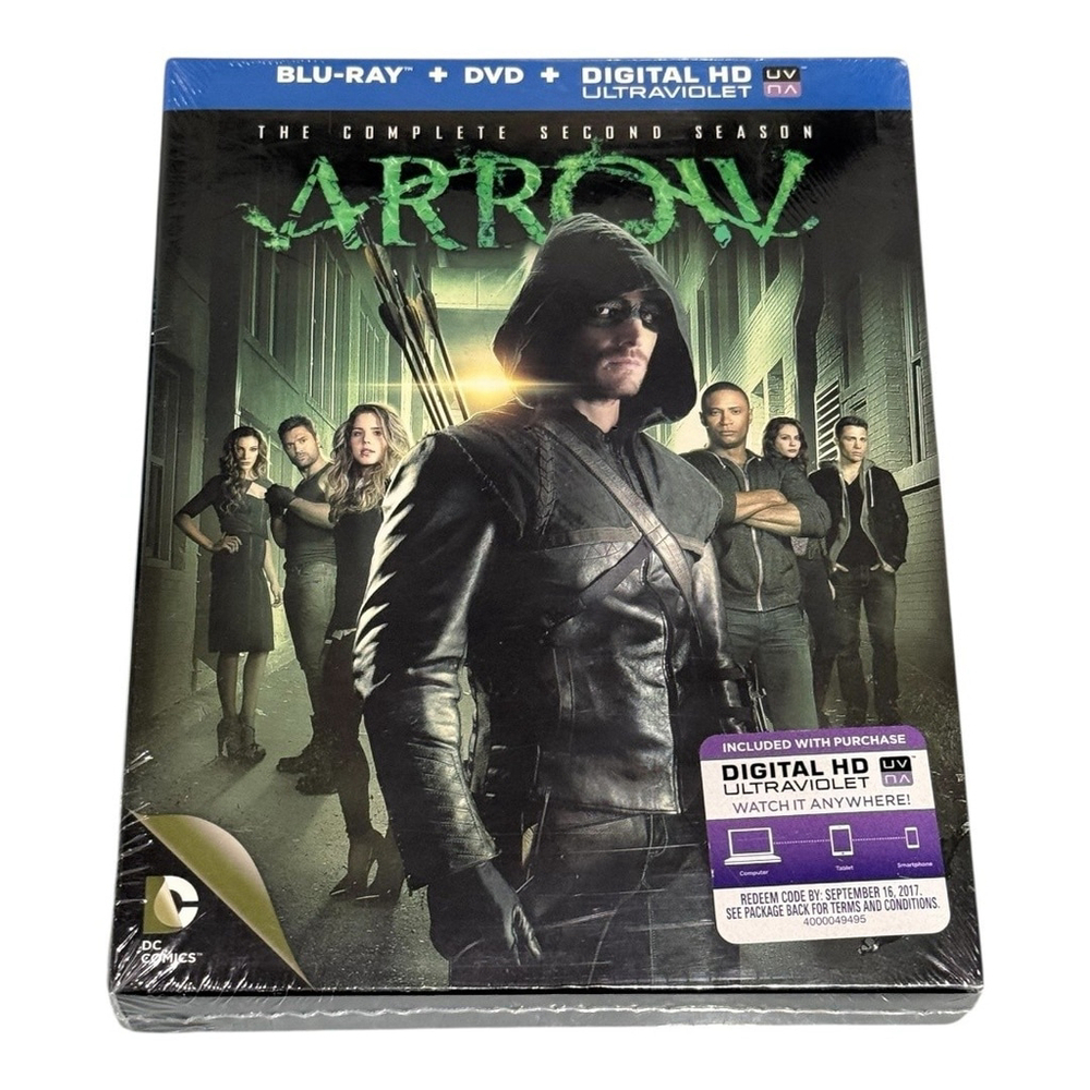 Arrow Complete Second Season Blu-ray DVD Digital HD Set New Sealed DC Comics TV